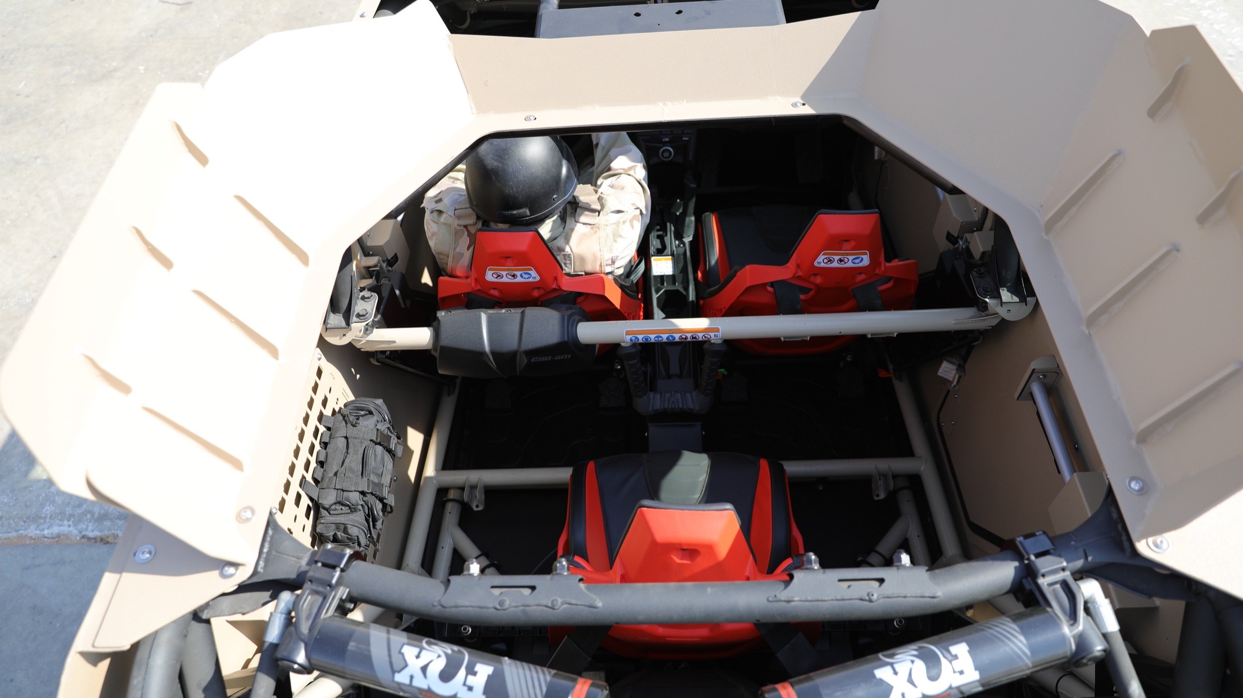 ATV-CANNAM-interior top view